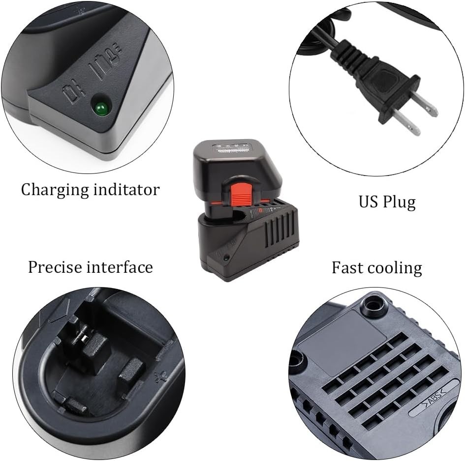 Bosch Ni-CD Ni-MH Battery Charger 7.2V-18V with LED Indicator – / Certified