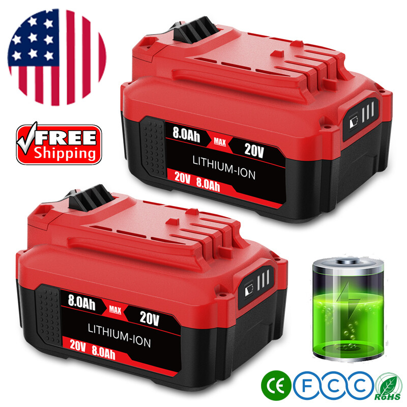 For Craftsman V20 20 Volt MAX 3Ah/8Ah Li-ion Battery CMCB204 CMCB202 CMCB205 New