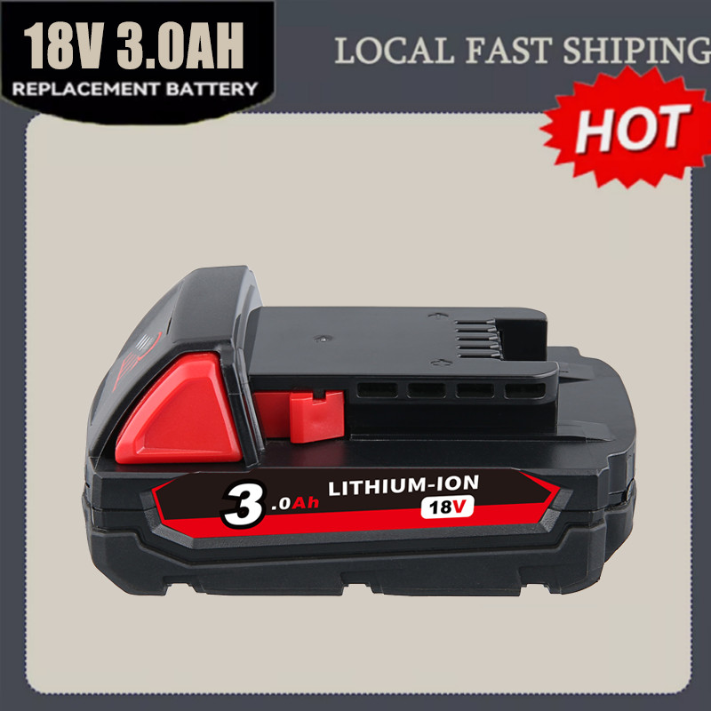 3.0AH Battery For Milwaukee M18 18V Lithium-ion Extended Capacity 48-11-1860
