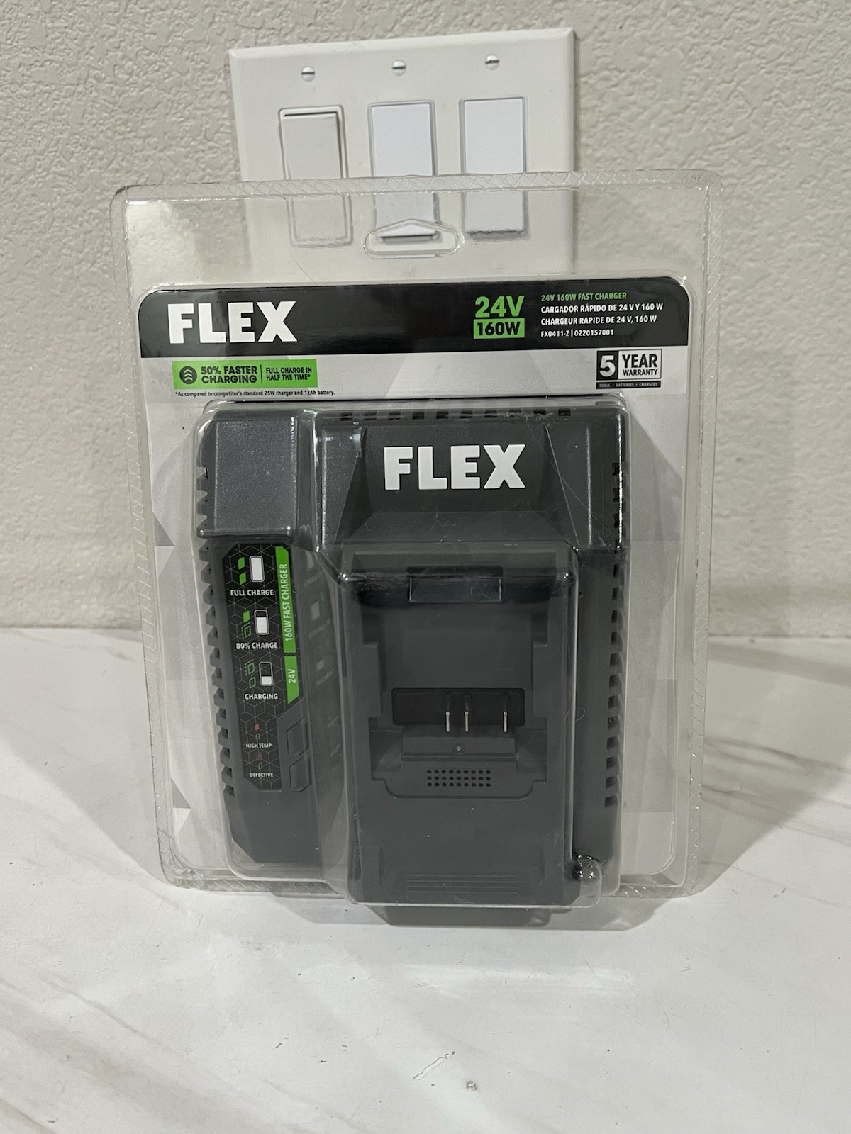 FLEX 24V Lithium-Ion 160W Battery Fast Charger – FX0411-Z