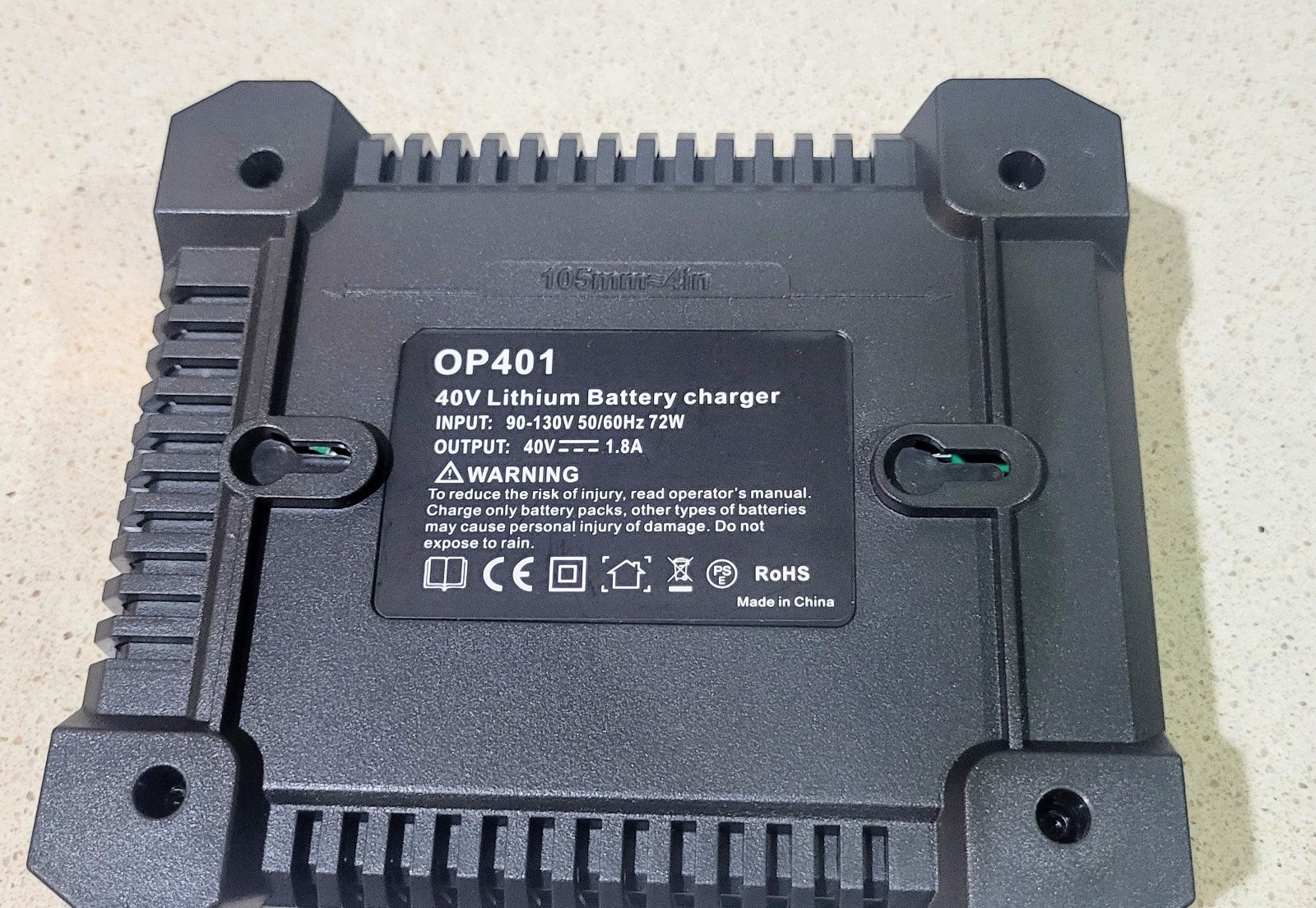 OP401 Rapid Charger for Ryobi 40V 4.0Ah OP40404 OP4040 Battery Charger 🔋 📌