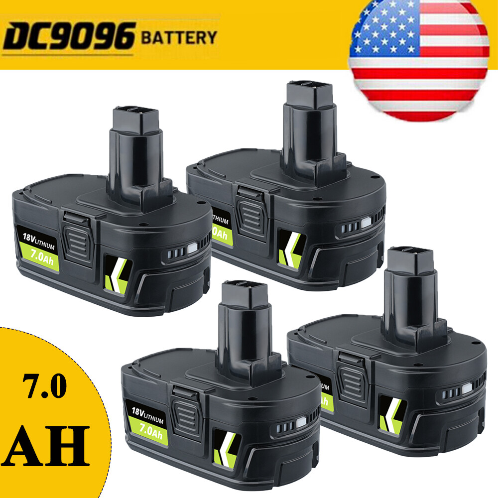 1-2Pack 18 Volt for Dewalt Battery DC9096-2 DC9098 DC9099 DW9096 DC9096 7.0Ah
