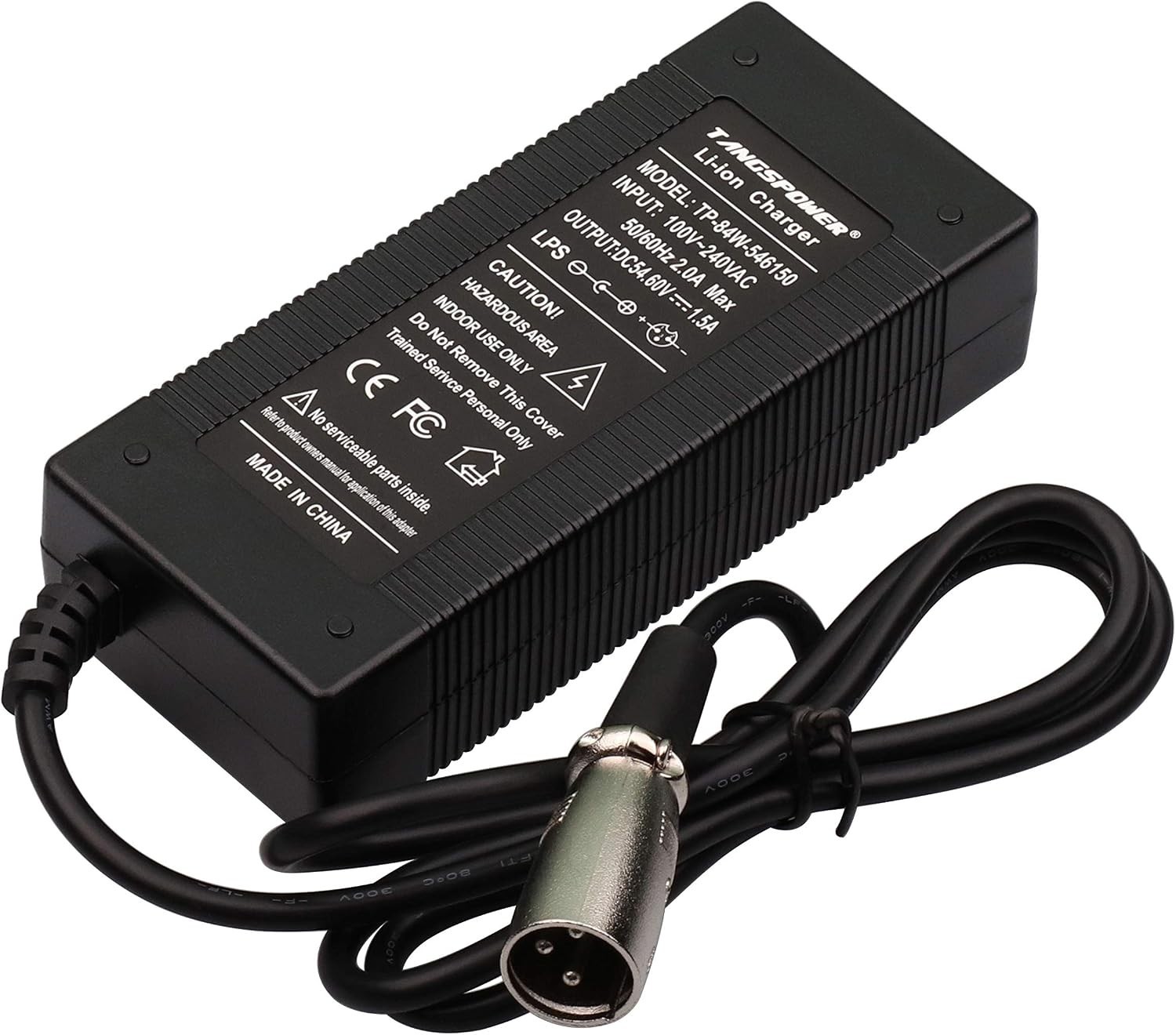 Safe 54.6V Charger for 48V 13S Lithium Batteries – Thermal & Overload Protection
