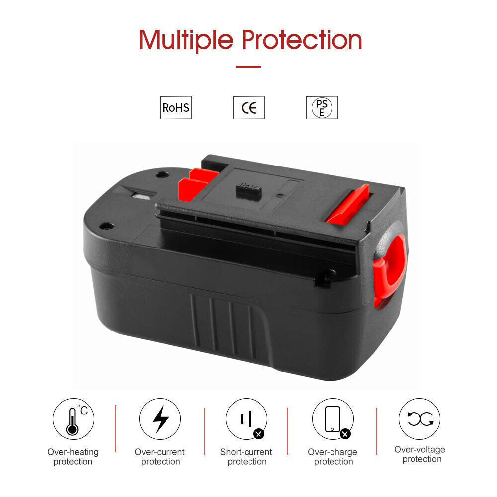 2Pack for Black and Decker HPB18 18 Volt 7Ah Li-ion Battery HPB18-OPE 244760-00