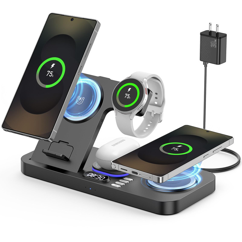 Yijyi Magnetic Wireless Charger For Samsung 6 In 1 For Samsung Charging