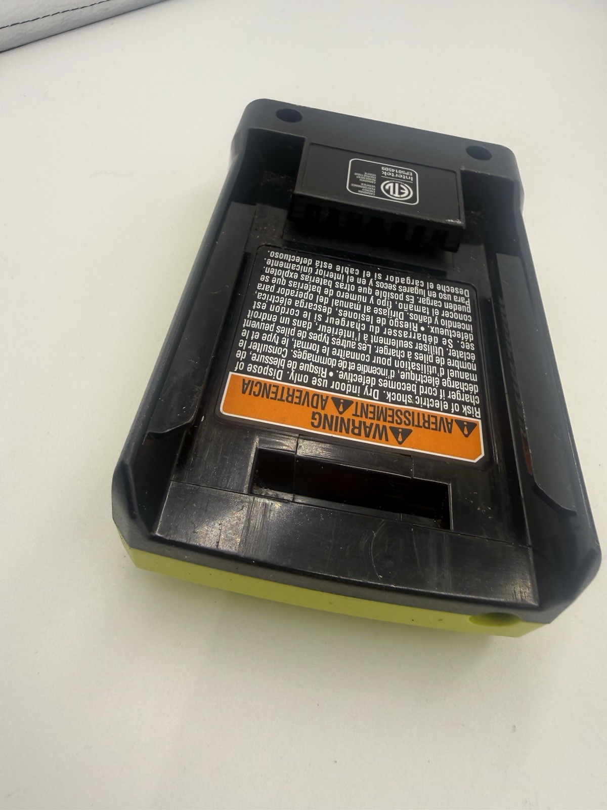RYOBI 40-Volt Lithium-Ion Charger 0P404VNM – NO Cable Included