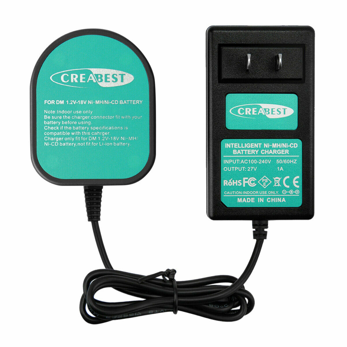 4.8/7.2V Ni-MH Battery Charger For Dremel 757-01 7700-01 7700-02 755-01 7300-PT