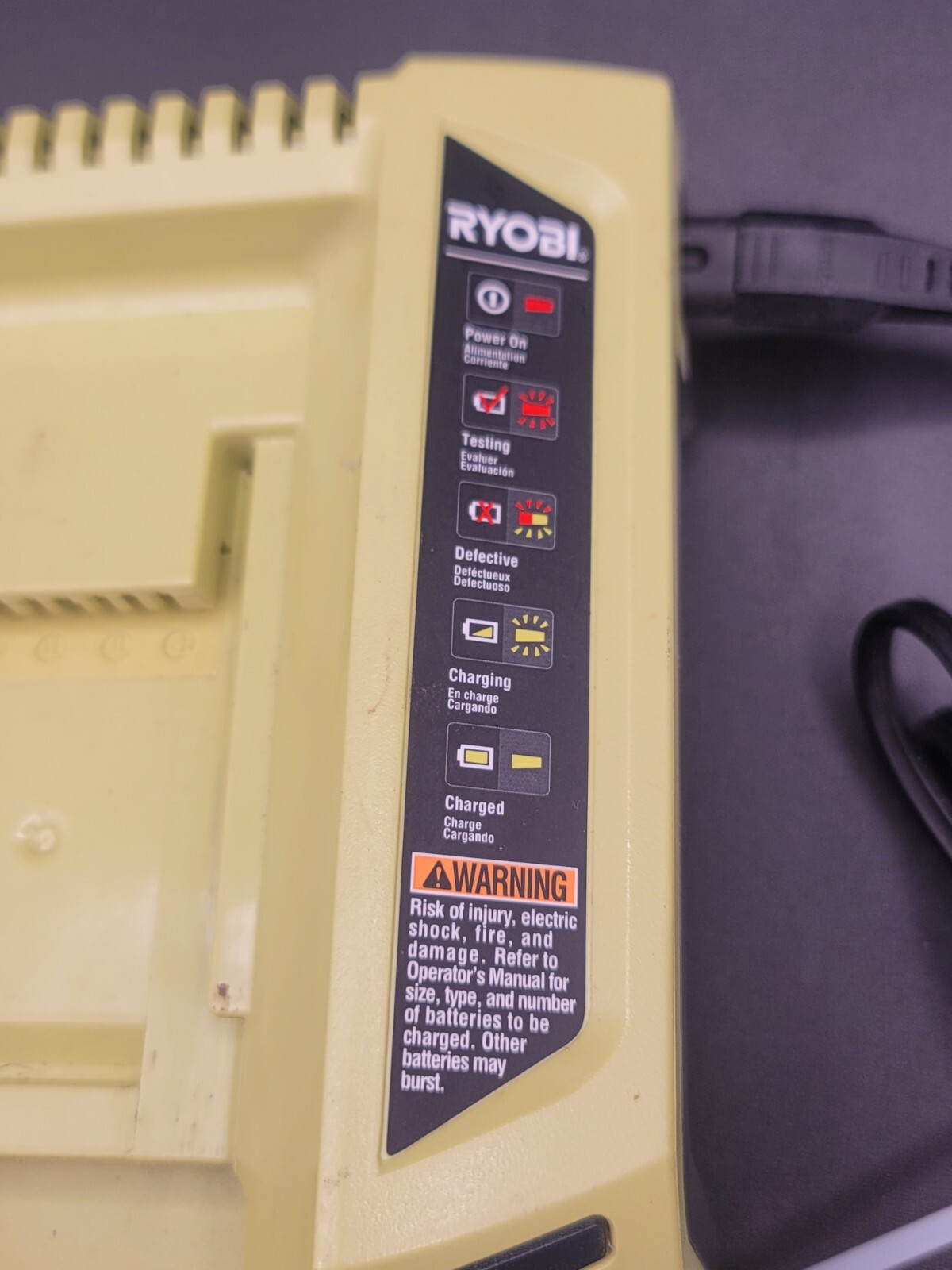 Ryobi OP400 40V Lithium-Ion Rapid Class 2 Battery Charger