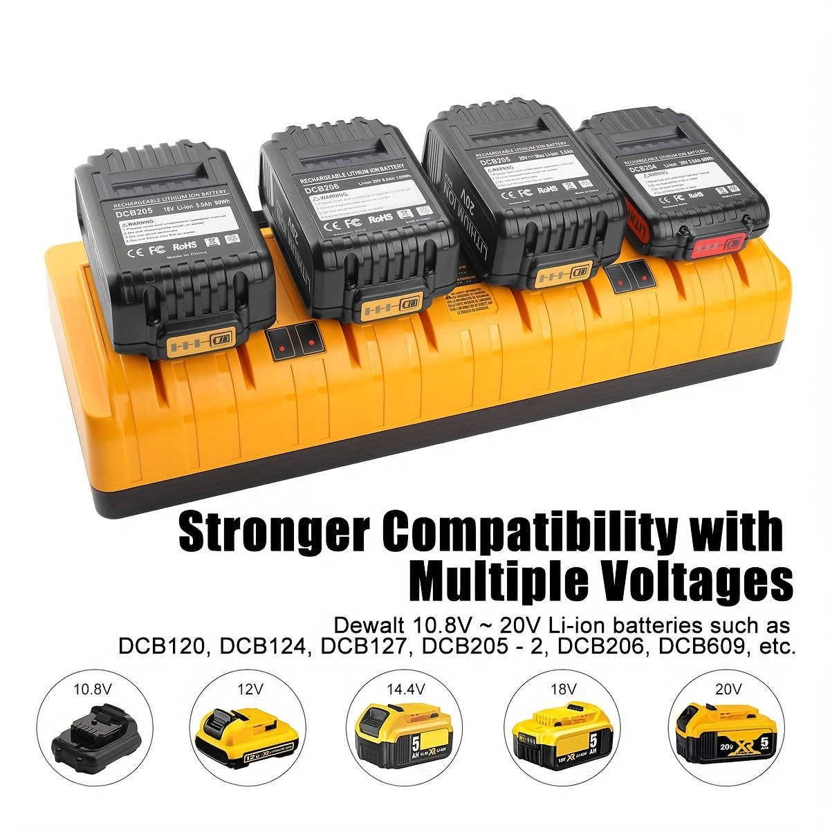 Fast Battery Charger Charging Station with Foldable Handle Lithium-ion