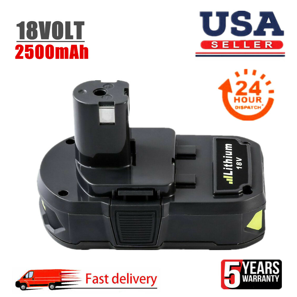 18Volt 3600mAh Lithium-ion Battery For Ryobi 18V Plus P102 P104 P108 18V Tools