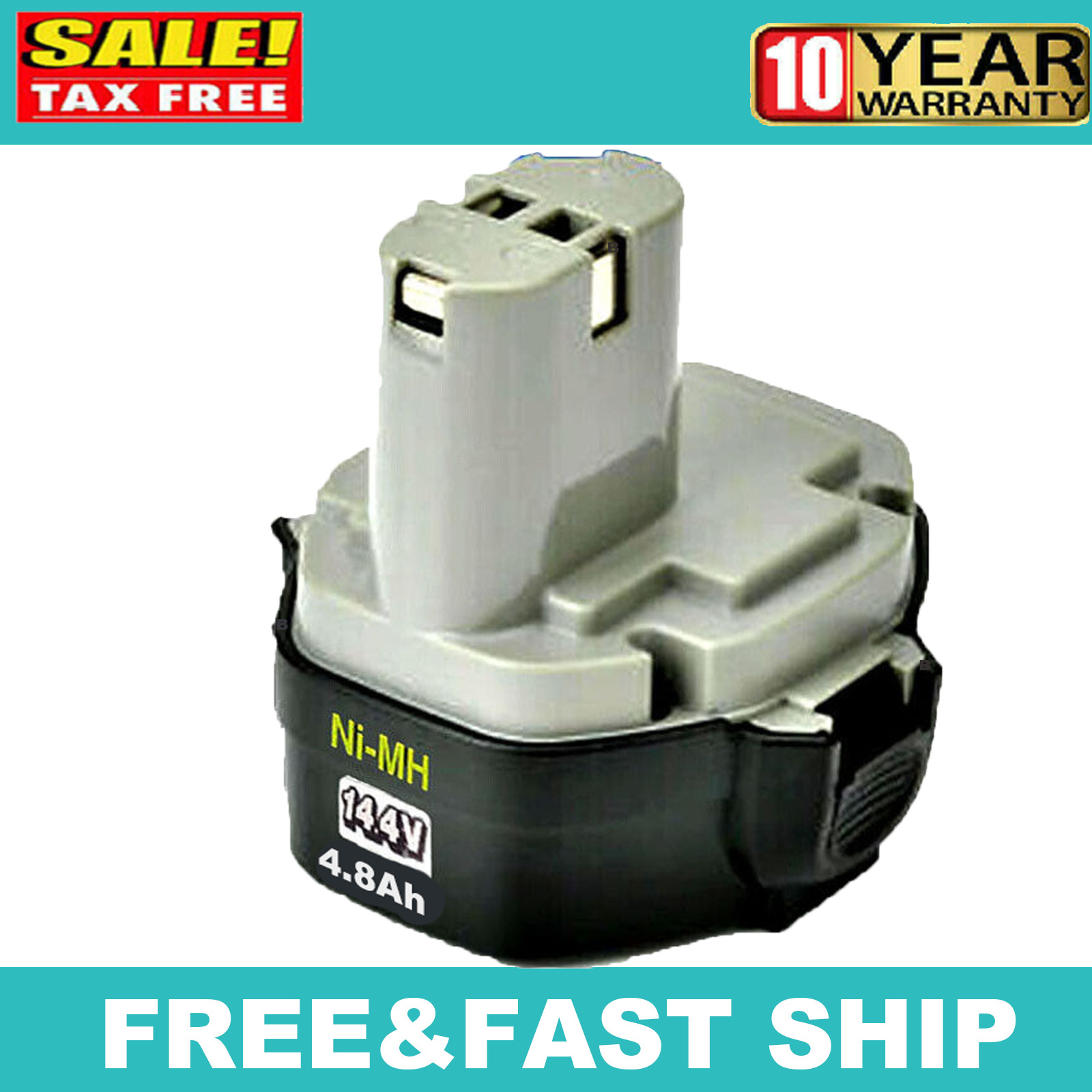 2Pack For Makita 4800mAh 14.4V 1420 PA14 Battery 1422 1433 1434 1435 192699-A