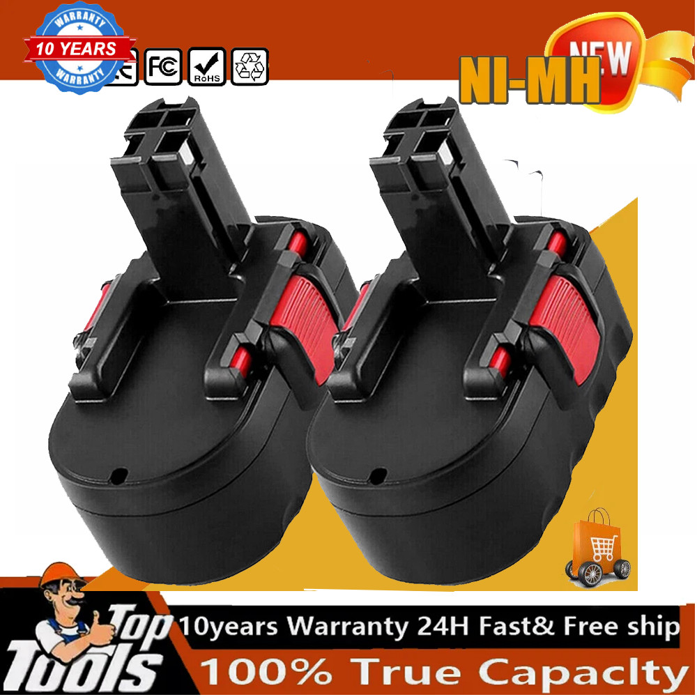 2 Pack 18 Volt 4.8Ah Battery for Bosch BAT025 BAT180 BAT181 BAT189 BAT026 BAT160
