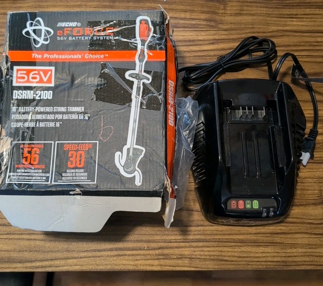 ECHO eForce 56V Lithium Ion Standard Battery Charger Model: LC-56V2A Preowned