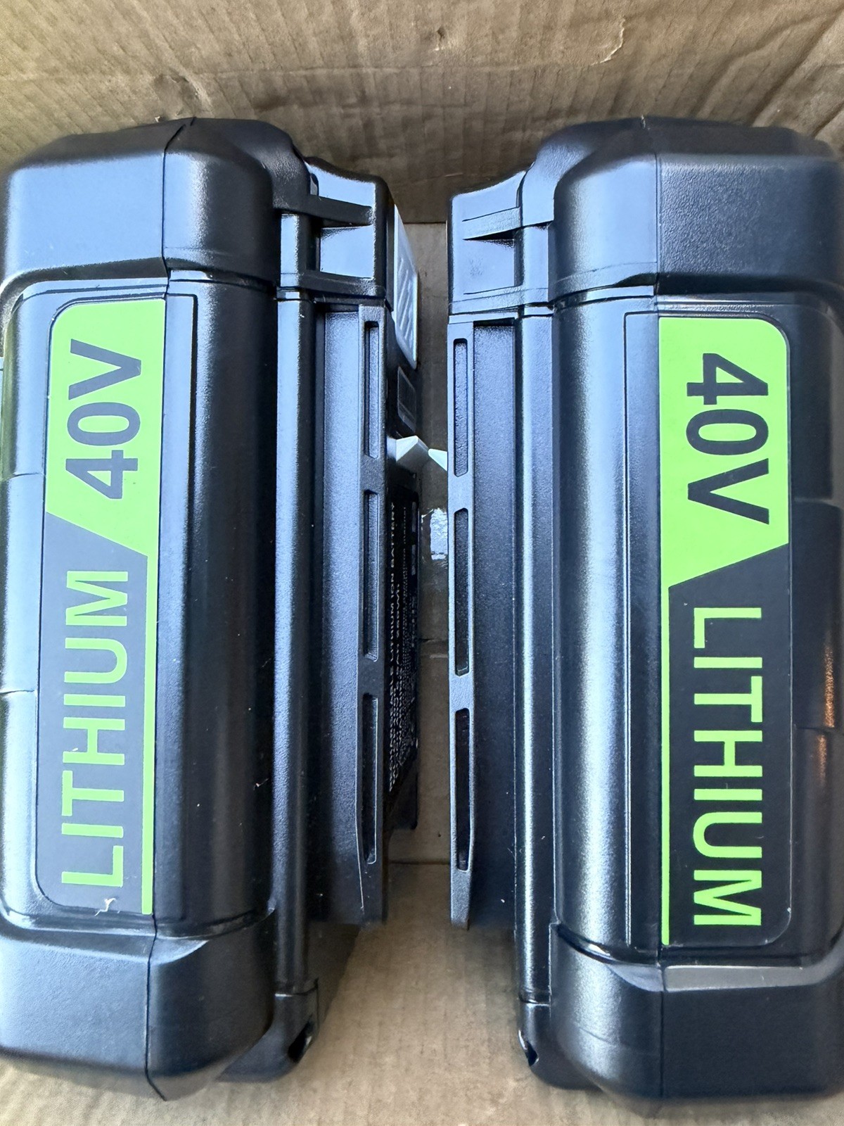 Ryobi OP401 40V Dual Port Battery Charger + 2 Lithium OP4060 265 Wh Batteries