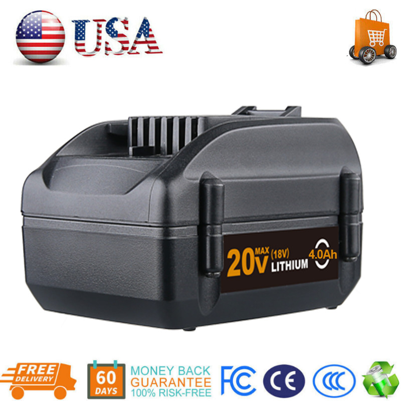 20Volt For WORX WA3525 20V 4.0Ah Max Lithium Battery Power Tools WA3520 WA3575