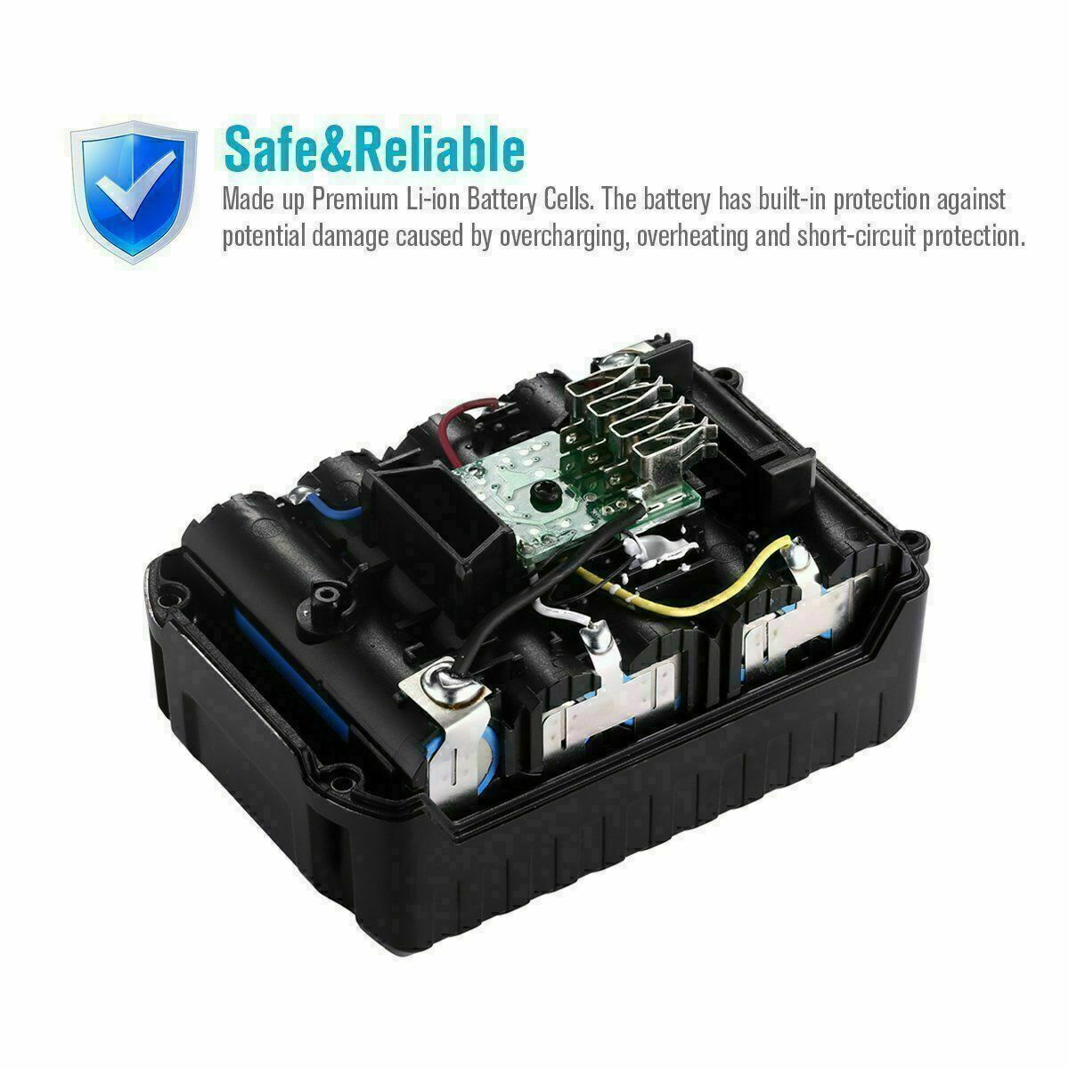 8.0Ah 20 Volt Lithium-Ion Battery for PORTER CABLE 20V Max PCC680L PCC685L 7.0Ah