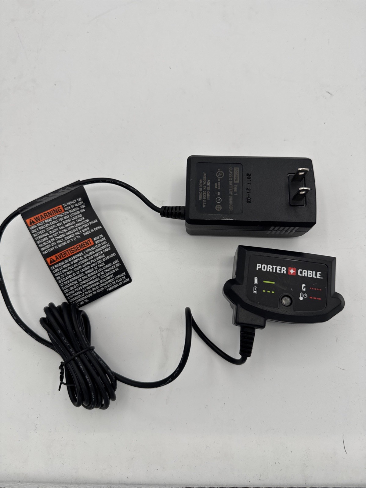 PORTER-CABLE PCC699L 20V Battery Charger – Black