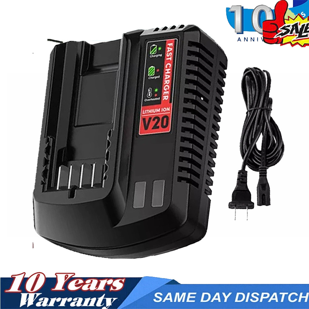 V20 20V Battery Fast Charger CMCB104 For Craftsman 20V Max Lithium ion Battery