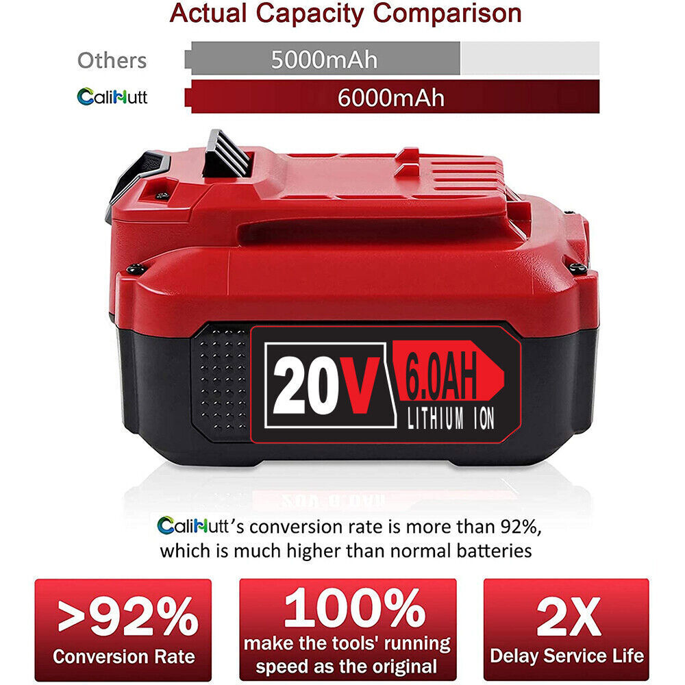 1-4X For Craftsman V20 6.0/ 3.0Ah Li-Ion Battery 20V Max CMCB206 CMCB204 CMCB202