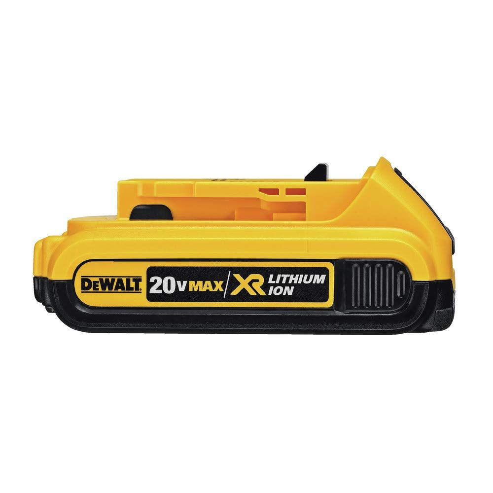 DEWALT 20V MAX Battery, Compact 2.0Ah (DCB203) 2.0 Ah, Yellow/Black