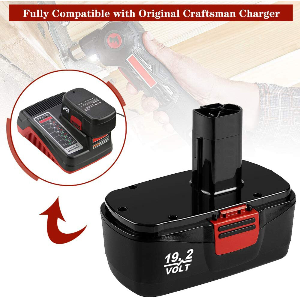 NEWEST 2X DieHard Battery For Craftsman C3 11375 130279005 Cordless 19.2V 4.8Ah