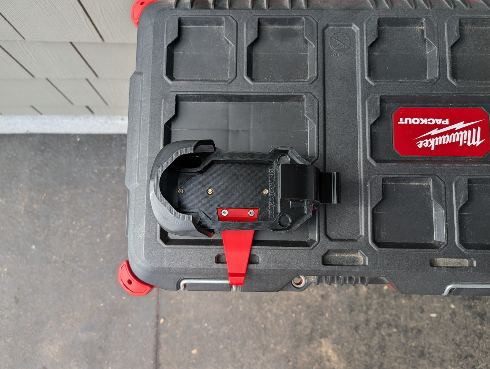Wall or Packout Mount for Makita DC10WA Charger, **Charger Not Included**