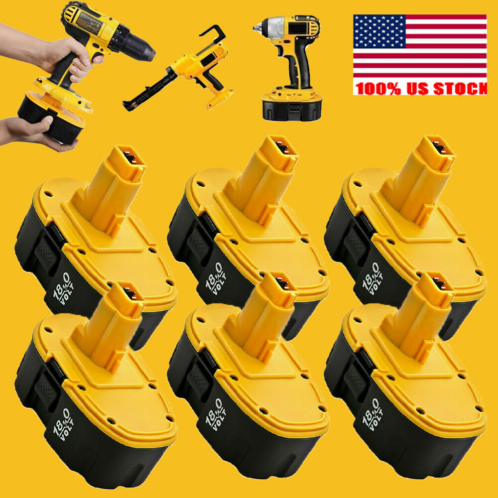 Battery / Charger 6.0Ah 18 Volt for Dewalt DC9096-2 DC9098 DC9099 DW9096 5.5Ah