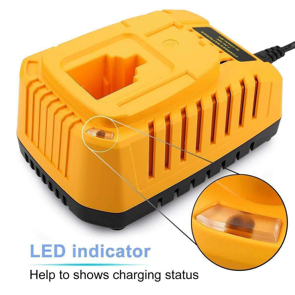 DC9310 Charger For Dewalt 7.2V-18V Ni-MH Ni-cd Battery DC9096 DC9091 DE9095 NEW