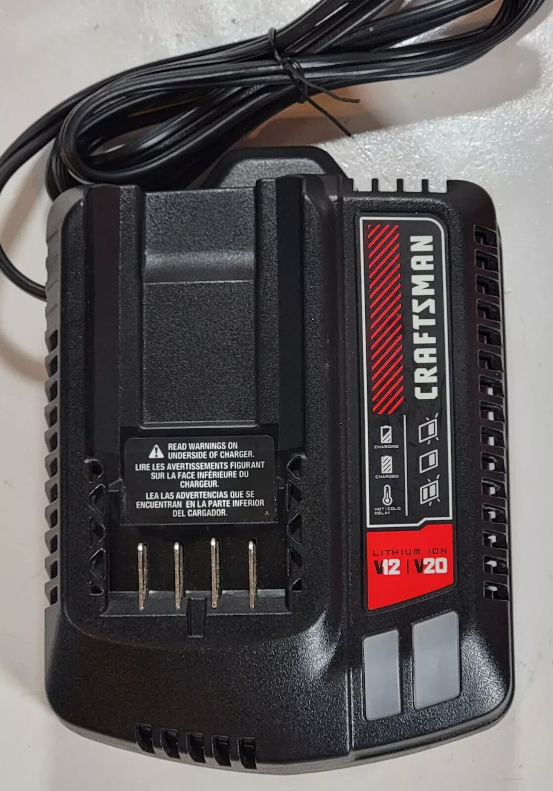 GENUINE OEM CRAFTSMAN V20 MAX 20V 2.0A LI-IO CHARGER CMCB102 (NEW/OPEN BOX)