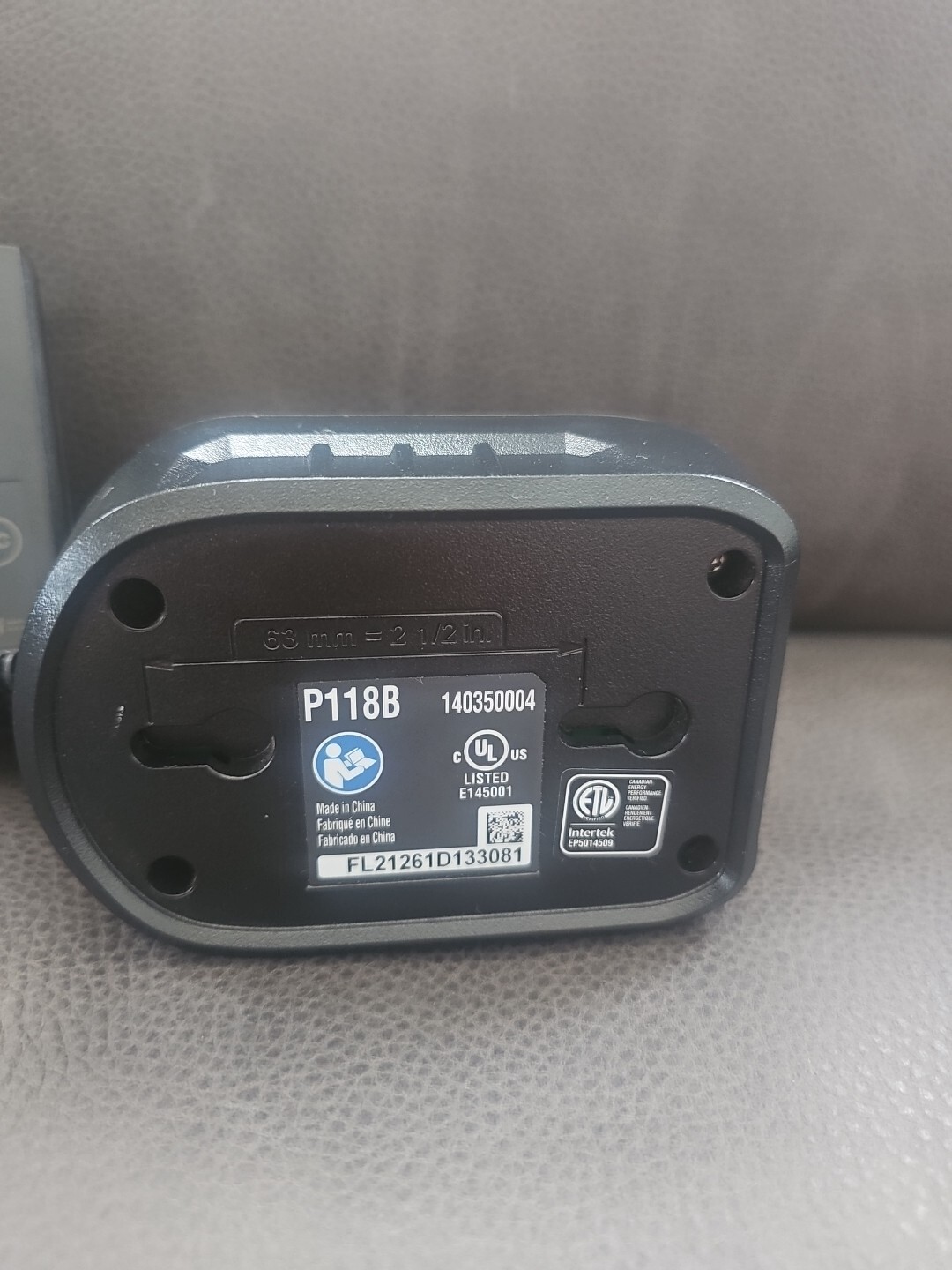 Ryobi One P118B 18V Lithium Ion Battery Charger