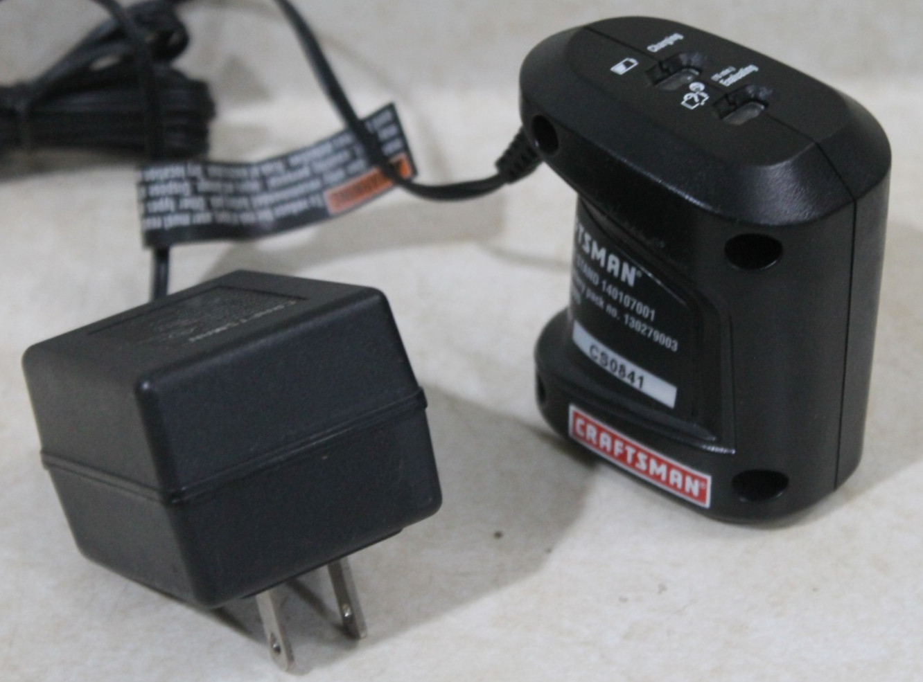 TESTED Craftsman C3 19.2 Volt Genuine NiCd Only Battery Charging Stand 140107001