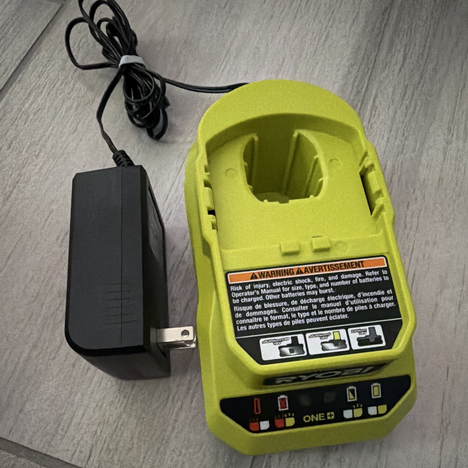 Ryobi ONE+ 18V Battery Charger PCG002.