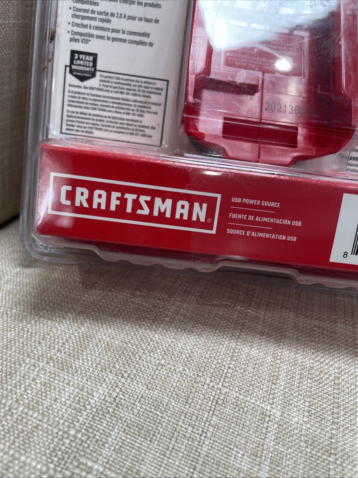 Craftsman CMCB002B Charging Adapter – Red