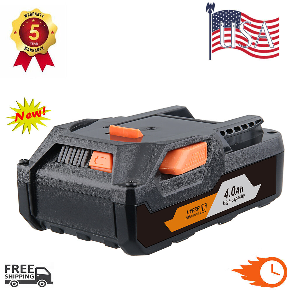 Battery 18V R840087 For RIDGID R840083 R840085 R840084 Power Tool 4.0AH Hyper