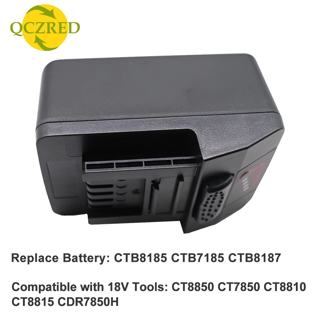 Qczred 18V 4.0Ah 72Wh Ctb8185 Battery Replace For Snap On Ctb7185 Ctb8187