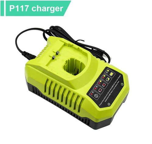Charger P117 For RYOBI P108 18V One Plus P102 High Capacity Lithium-Ion Battery