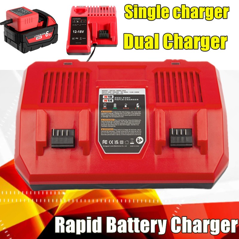 12V-18V Rapid Charger Replacement for Milwaukee for M18 Battery Charger for m12