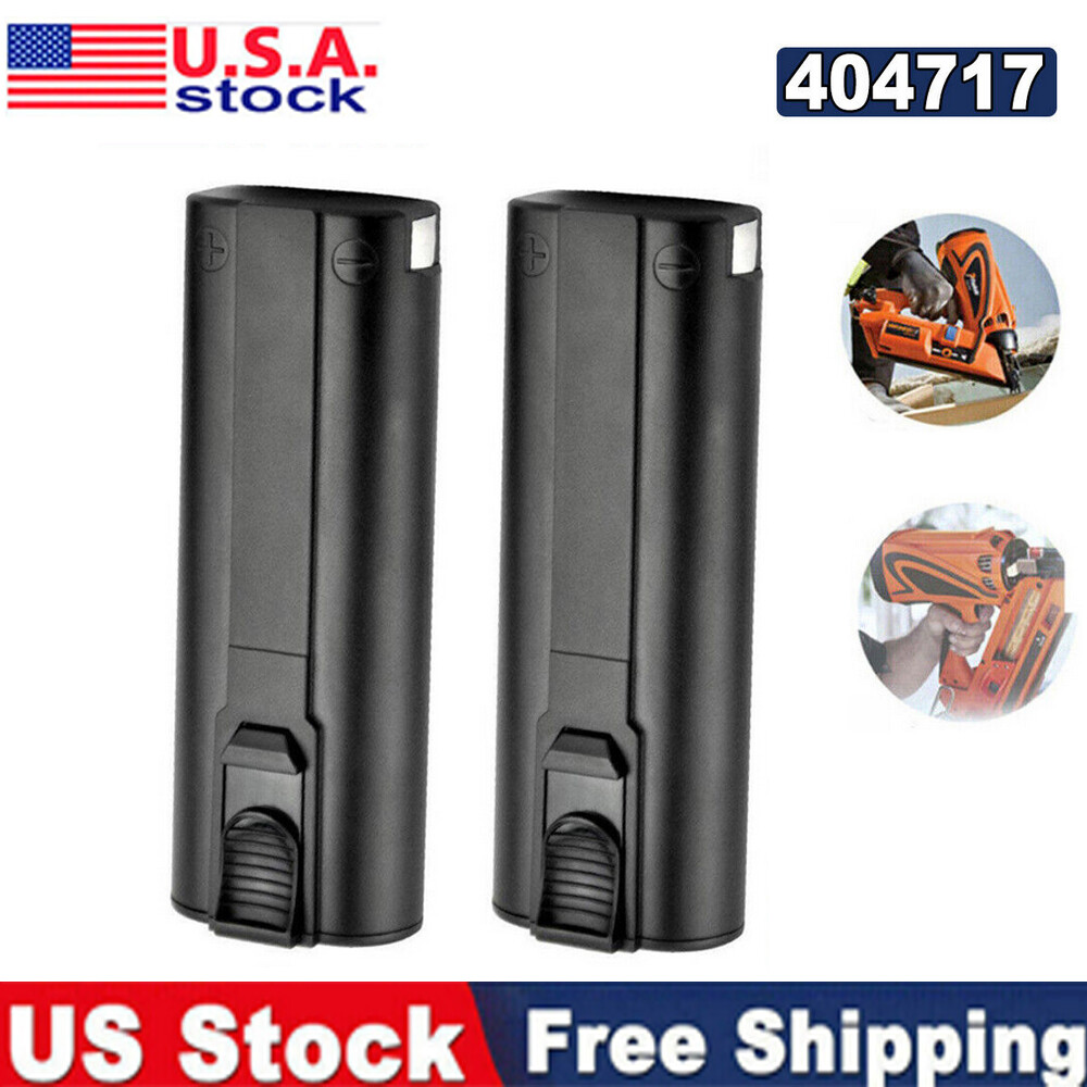 2-PACK 6V 4800mAh For Paslode Impulse 404717 Ni-MH Battery Nailer 900400 900420