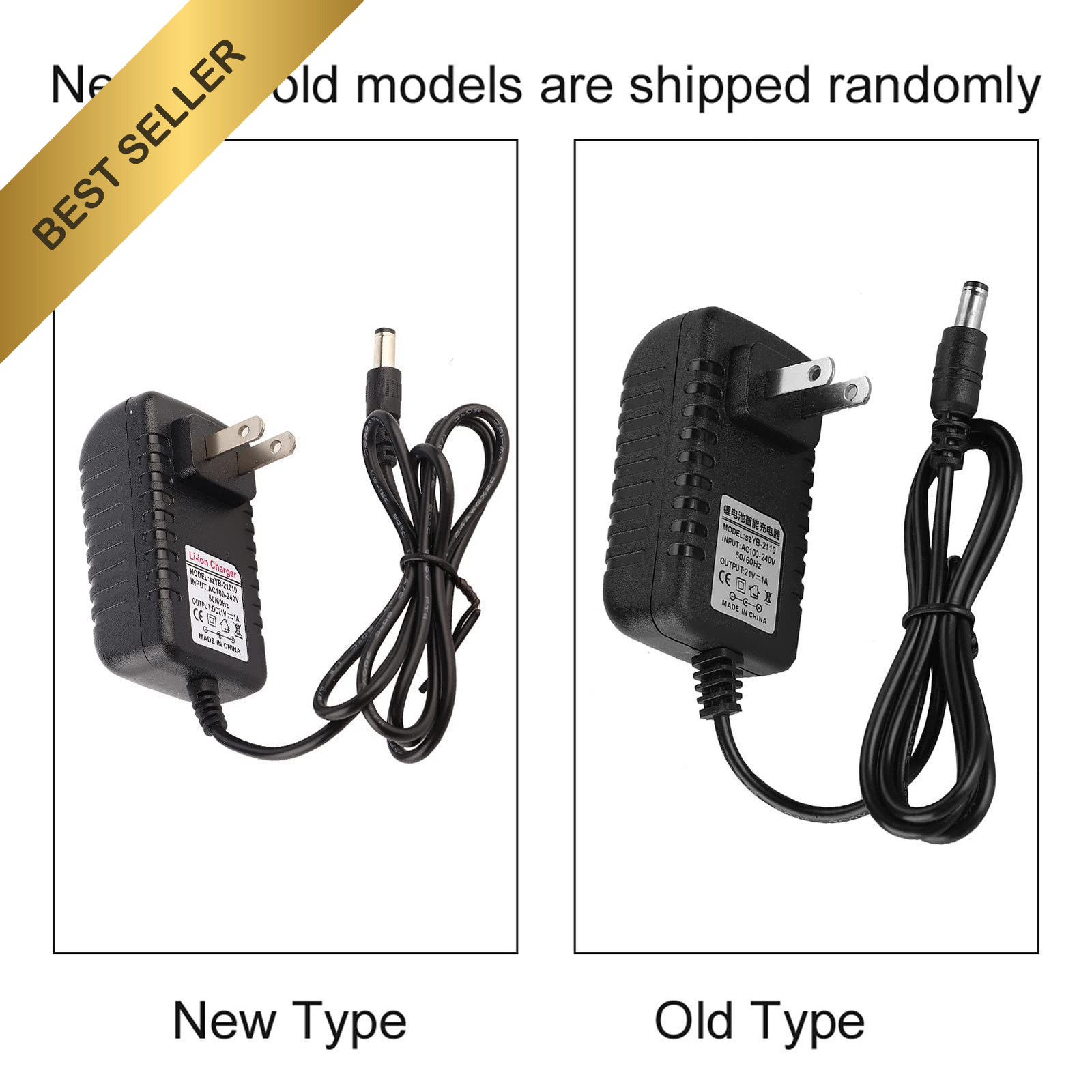 21V 1A Lithium Battery Charger Adapter For 18V 20V String Trimmer Tool US Plug