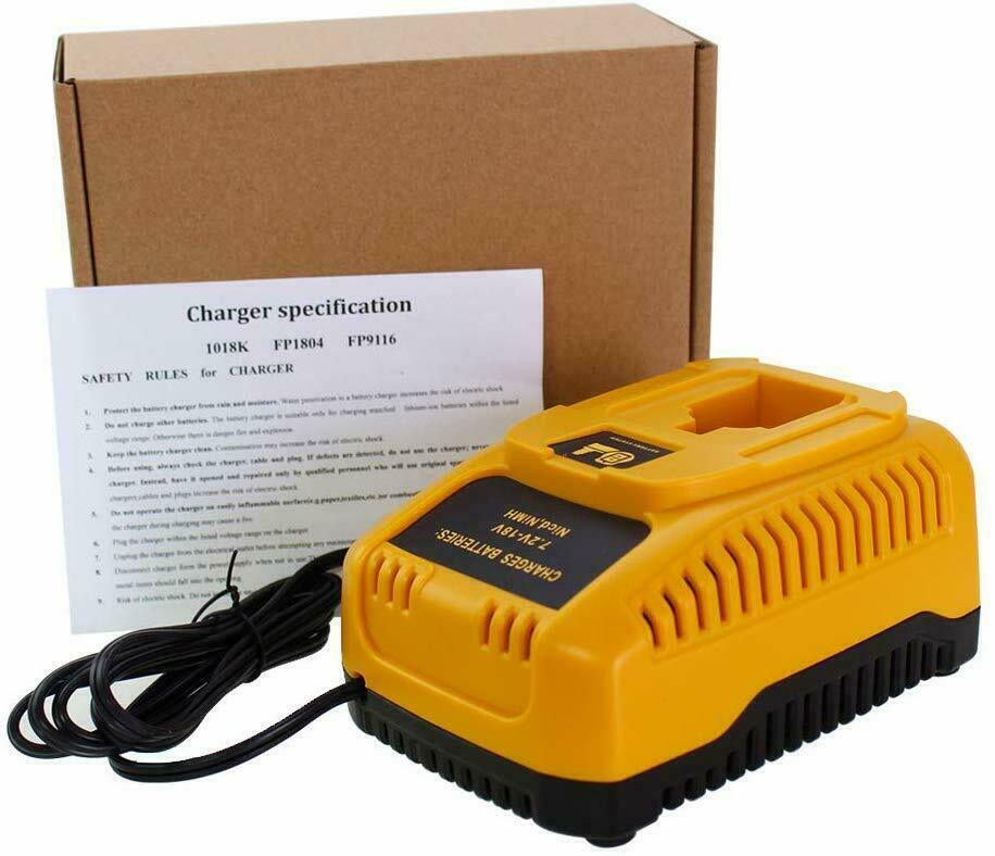 Fast Battery Charger DC9310 for Dewalt DC9096 7.2V-18V XRP Ni-Cd/Ni-Mh DC9098 US