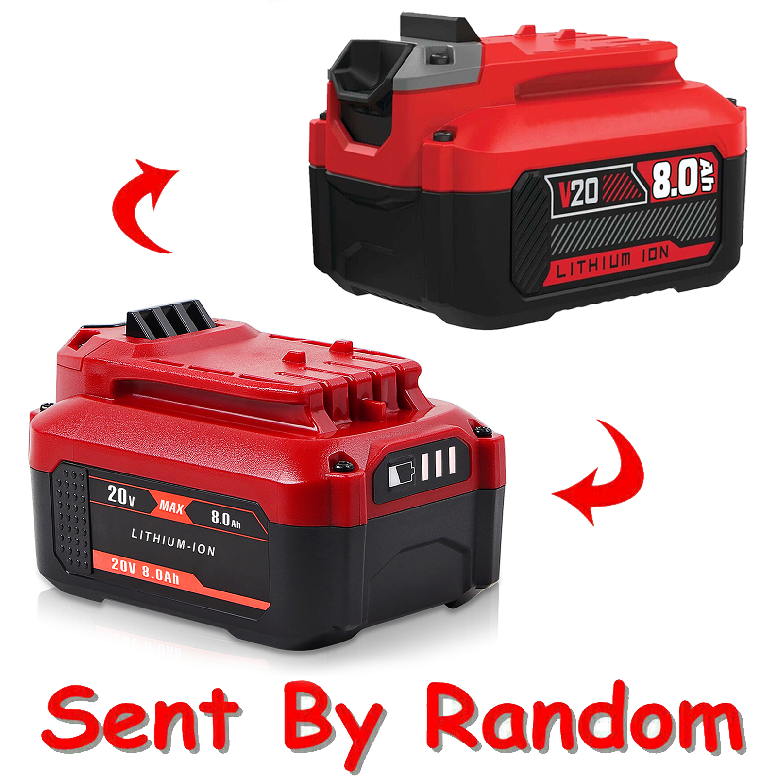 8.0Ah For Craftsman V20 20 Volt MAX Lithium Battery CMCB204 CMCB202 / Charger