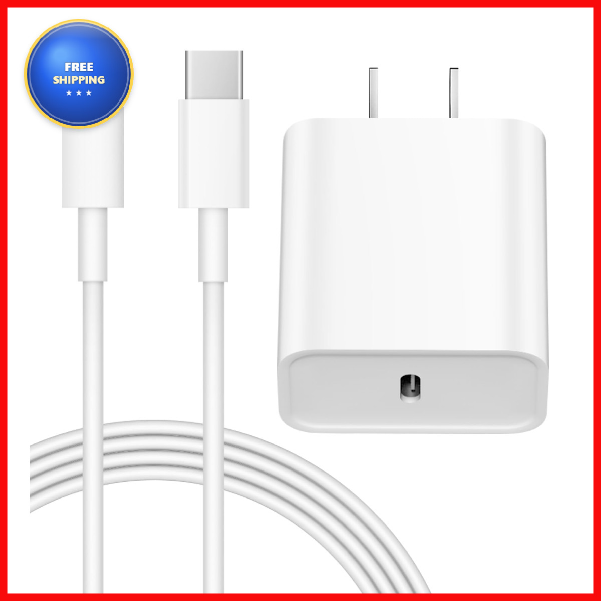 Coreykin Iphone 14 13 12 Charger Charging 20W Pd Usb C Wall Charger 6Ft