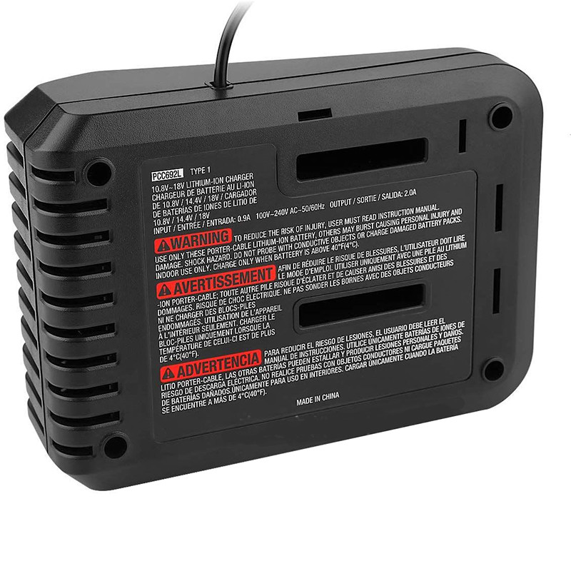 1x PORTER CABLE&BLACK&DECKER 10.8V-18V/20V(Max) Li-ion Battery 2.0A Fast Charger