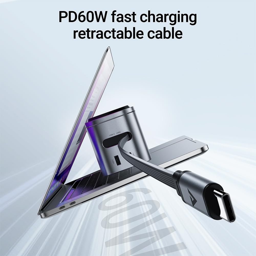 Acefast 6-In-1 80W Foldable Gan Wireless Charging Station For Iphone 17/16/15