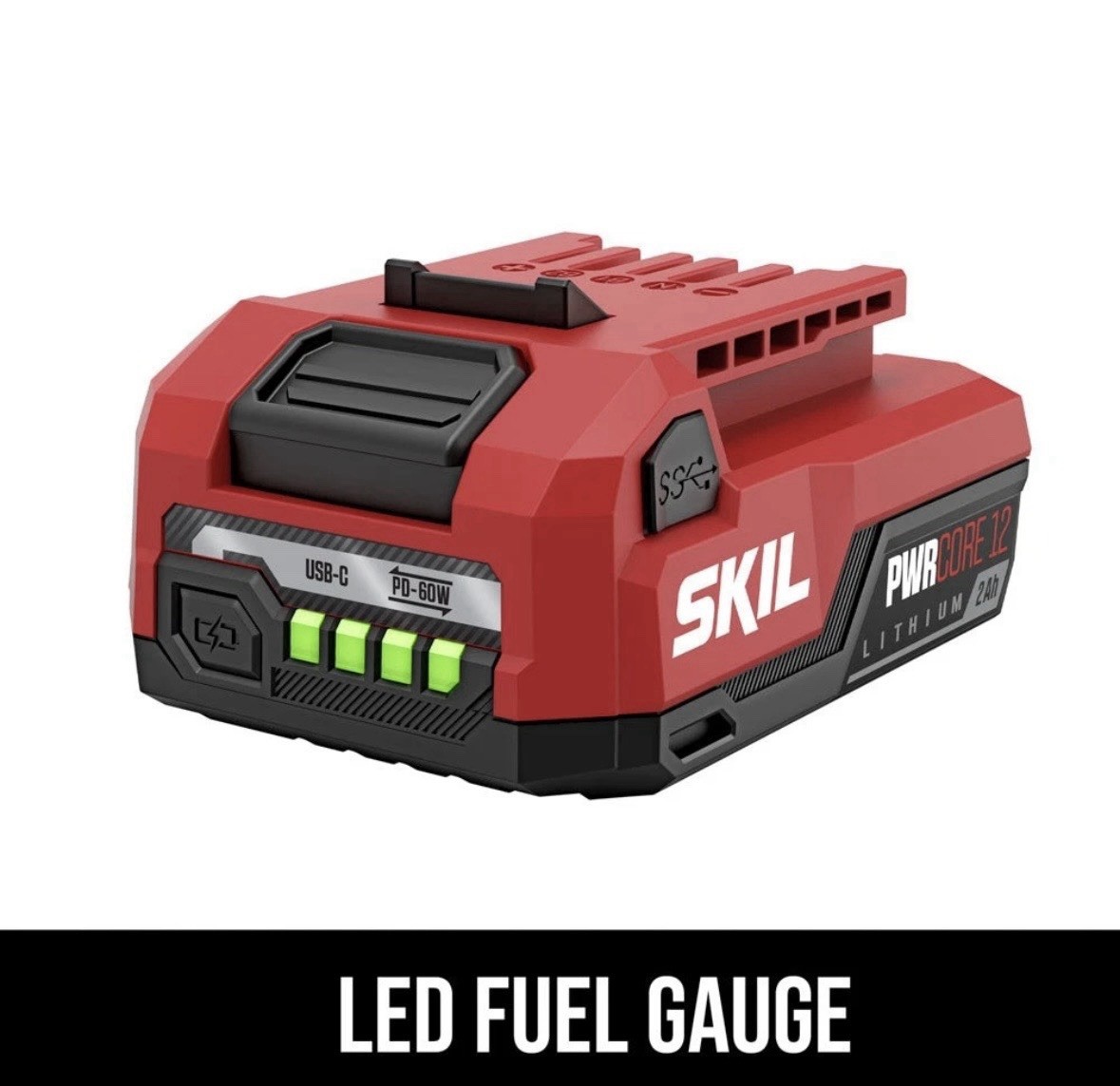 SKIL PWR CORE 12 12V USB-C Battery & Charger Starter Kit CB5020A-11