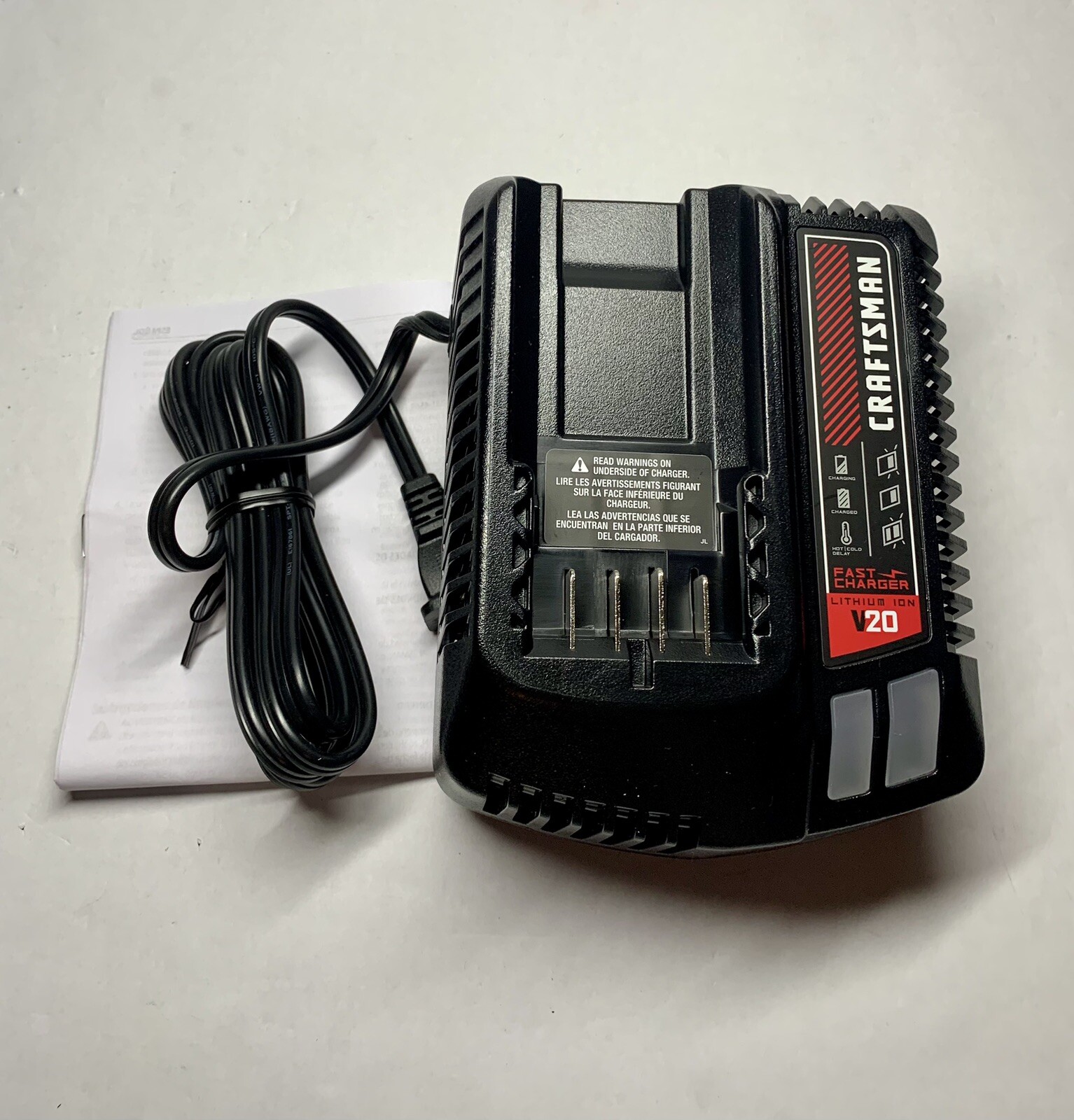 OEM Craftsman V20 Lithium -ion Battery Fast Charger (CMCB104)-New