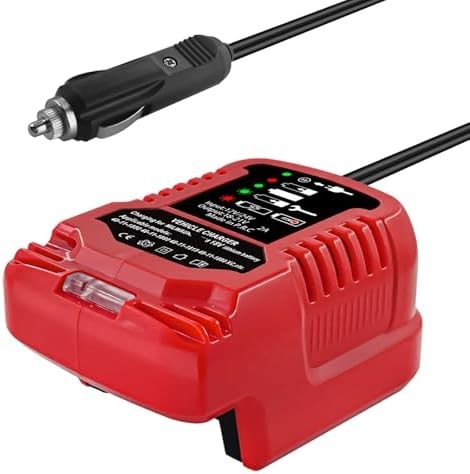 Car Battery Charger Replace for Milwaukee M-18 18V Lithium Ion Battery Charger 4