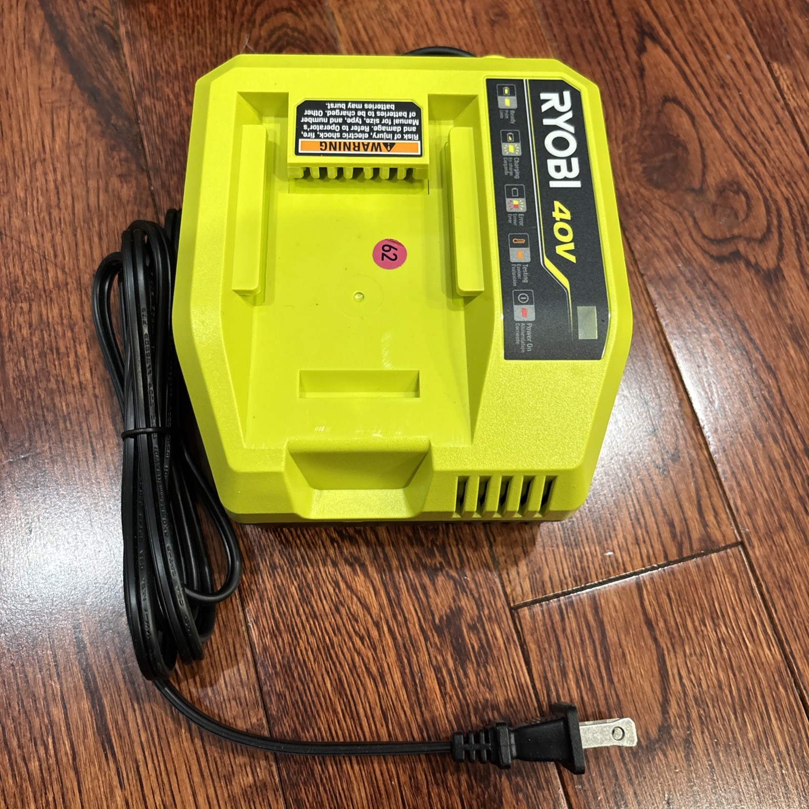 Genuine Ryobi OP408VNM 40V Lithium-Ion Fast Rapid Quick Charger NEW