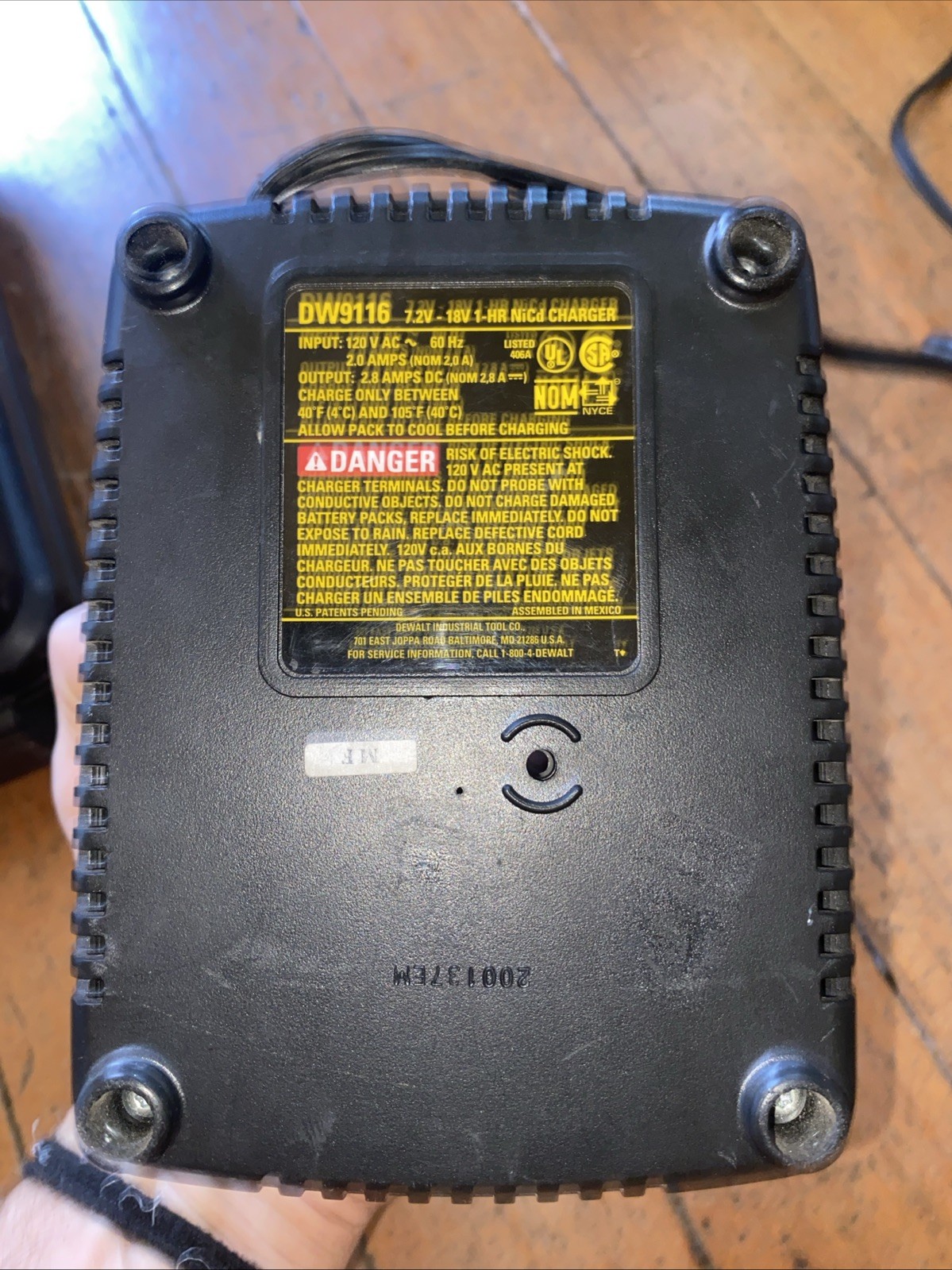 Dewalt 9116 & 9118 Battery Chargers