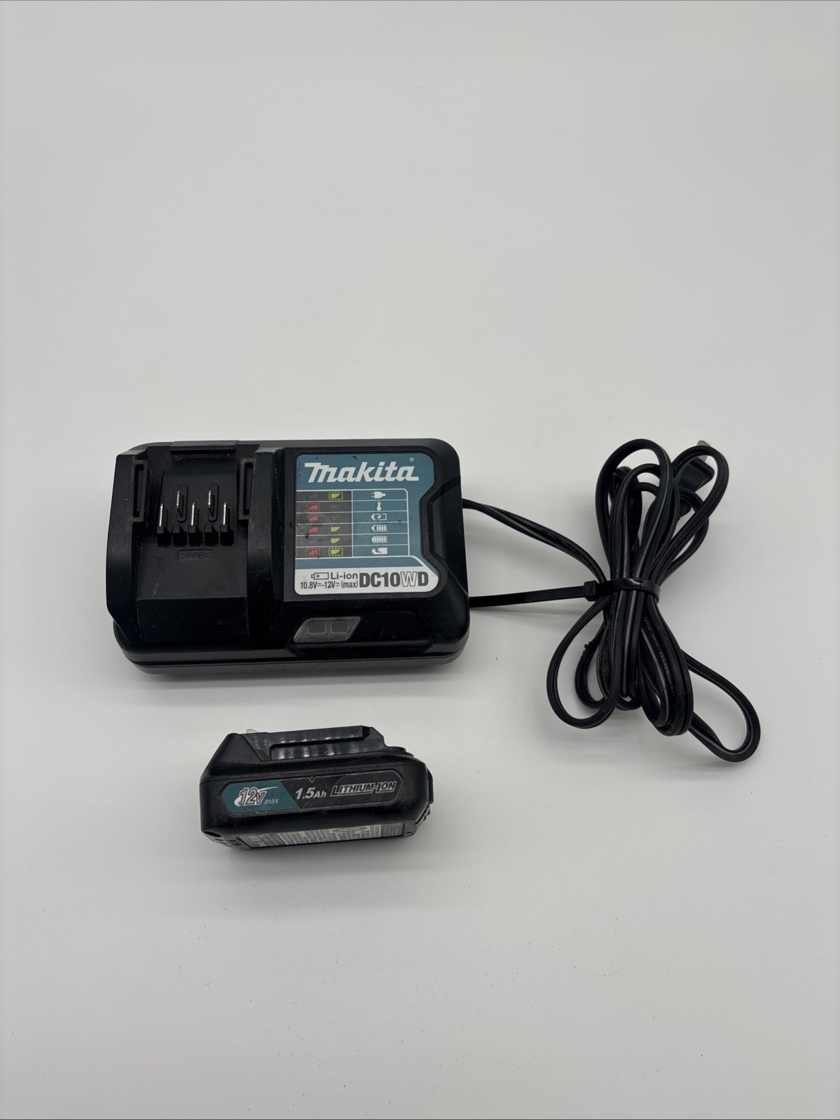 Makita DC10WD 10.8-12V Max CXT Charger W/ BL1016 1.5Ah Battery